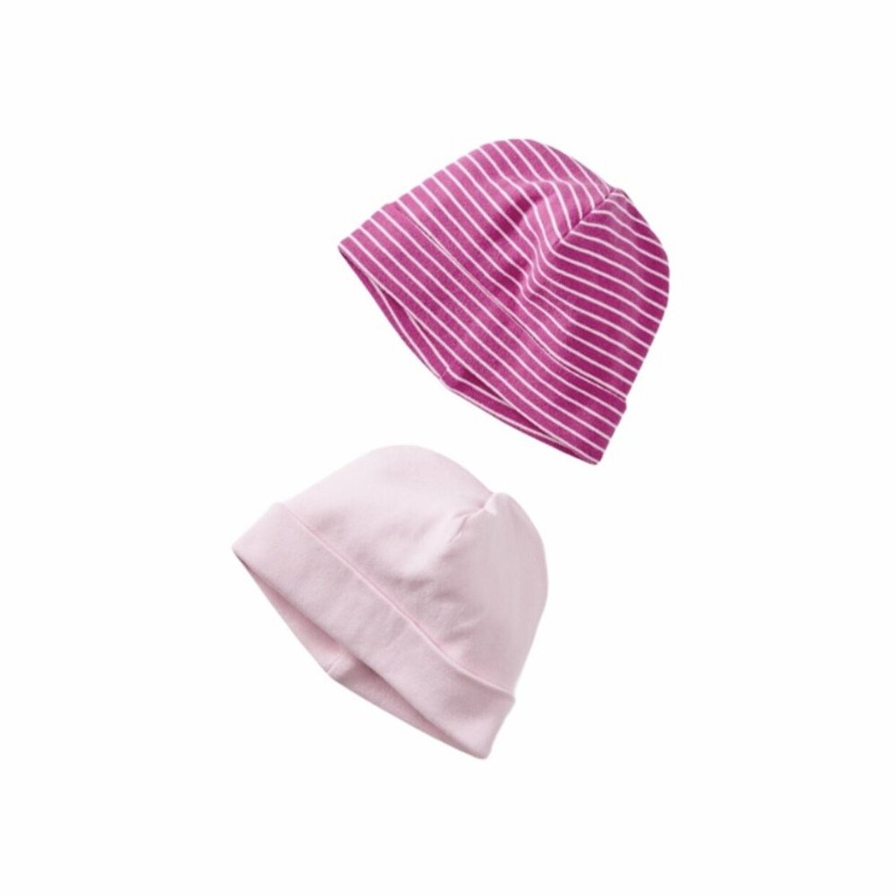 NWT Tea Collection Two-Pack Hats Pink Size 3-6 Months